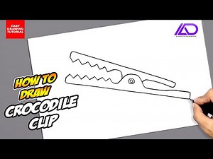 How to draw Crocodile Clip