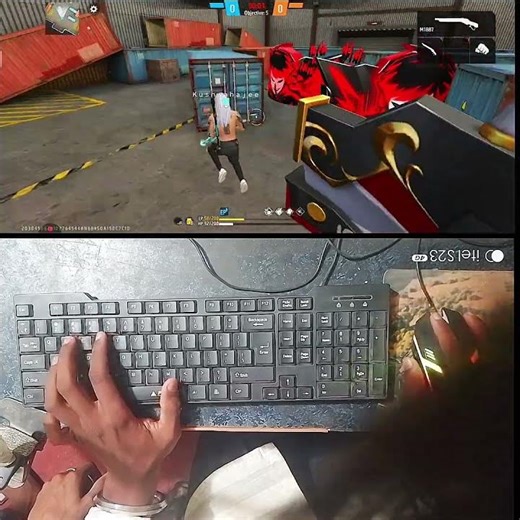 Free Fire KM Gameplay 🎯 Sharp Aim + Fast Movement..