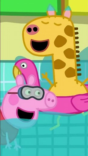 Gerald Giraffe Plays Quack, Quack, Honk! 🦒 #peppapig #shorts