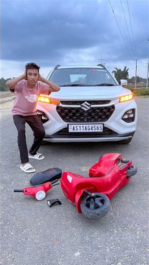 AMR Banga Red Rc Vaspa Scooter and Suzuki Mustang GT Testing 😍