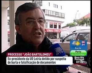 João Bartolomeu detido pela Judiciária
