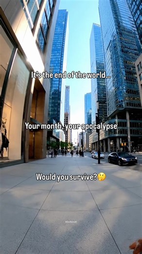 Would you survive?🤔 #ai #apocalypse #survival #fyp #viral