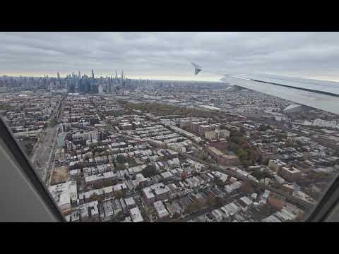 A Long Approach Into LaGuardia From The South