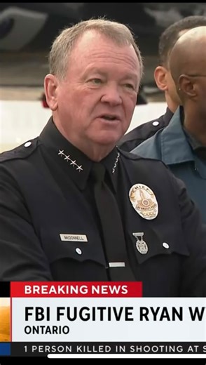 LAPD | Today, Chief McDonnell proudly joined law enforcement partners to announce the arrest of Ryan Wedding. @lapd_gnd in a collaborative effort... | Instagram