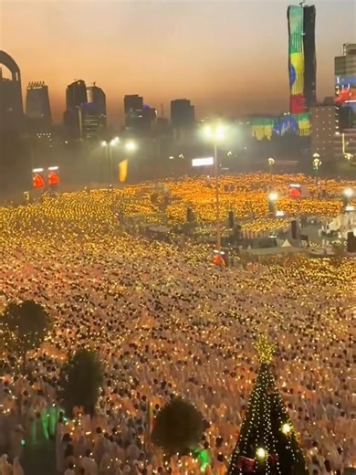 This is my beautiful and peaceful city, Addis Ababa. Thanks to Ethiopian Orthodox Tewahedo Church for organizing such a magnificent and spiritual event. #EthiopianChristmas | Adanech Abiebie- አዳነች አቤቤ
