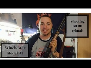 Testing reloads with Winchester Model 94 - Accuracy and performance test