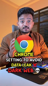 96K views · 7.8K reactions | Turn On Google Chrome Settings To Avoid Data Leak On Dark Web ❌ . . . . . . #reels #reelsinstagram #tricks #tips #computertricks #hacks #tech #techindia #technology #dailyhacks #bestwebsites #techtools #pchacks #websitehacks #trickblower | Trick Blower | Facebook