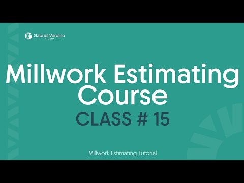 GVS Training - Millwork Estimating - Class 15