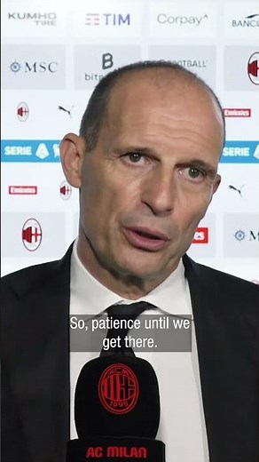 Coach Allegri after #MilanJuve | #Shorts