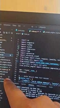 ¿Como imprimir desde tu propia página web con una impresora QL-800?#python #pythontutorial #impresor