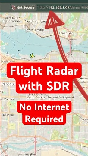 SDR Flight Radar #sdr #radio #flightradar #rtl #rtlsdr