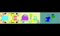 Mix of 3 videos from youtube : storybots 3 square effects