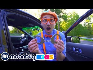 Exploring a Police Car with Blippi @Blippi | Explore With Me!