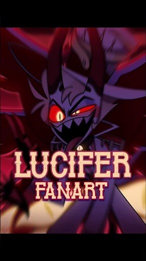 Lucifer Morningstar Fanart 🐍🔥| Hazbin Hotel VOX POPULI LUCIFER PART fanart speedpaint
