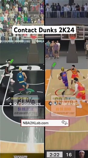 NBA 2K24 How to Get Contact Dunks: Dunk Packages + Ratings Tips on 2K24 #nba2k24 #2k24 #2k