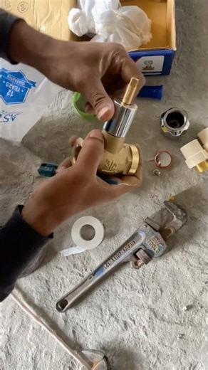 Concealed Stop Cock CPVC Male Socket#plumbing #pipefitting