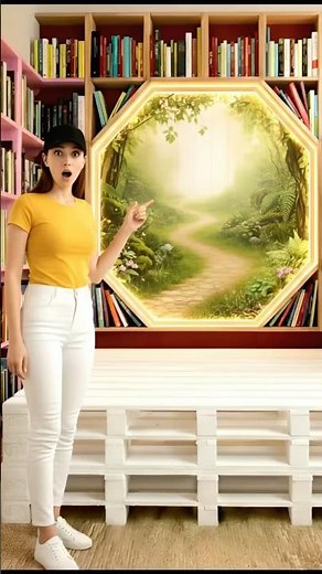 This Hidden Bed Library Setup Is Insane 📚 | Smart DIY Room Idea #Bookshelf #HomeDecor