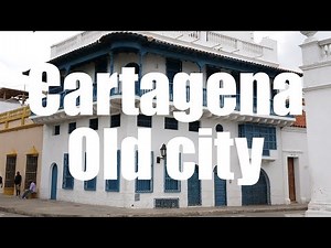 Cartagena Old City walk, Colombia ! - 4K UHD - Virtual Trip