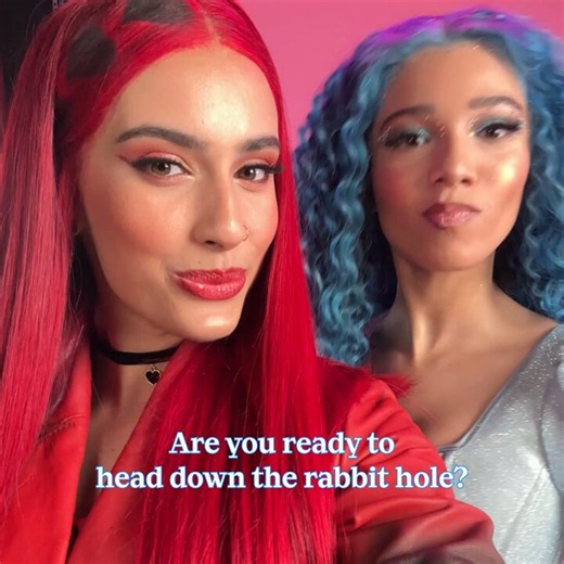 Down the rabbit hole they go 🌹🐇✨ Descendants: #WickedWonderland premieres July 16 on Disney Channel, next day on Disney+.