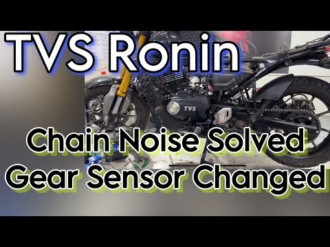 TVS Ronin Chain Noise Solved 🎊Gear Sensor Changed 🥳 OM TVS