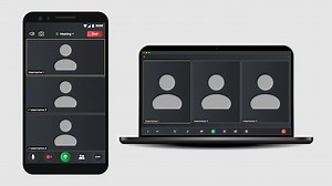 Premium Vector | Video conferencing user interface Online conference meeting