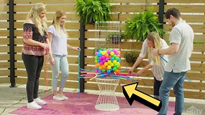 How to Make a DIY Backyard Kerplunk Game
