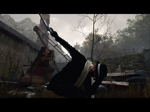 Reload animation for the Handcannon in Resident Evil 4 Remake while wearing Mafia(Pinstripe) Outfit