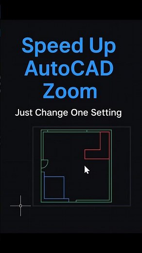 Why AutoCAD Zoom is SO SLOW (and how to fix it)