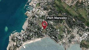 Port Moresby City Map Zoom (Papua New Guinea) from Space to Earth