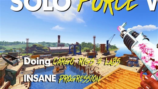 【RUST】看14500小时的独狼官清如何在最大的澳服上掌控油井、水下和邮轮