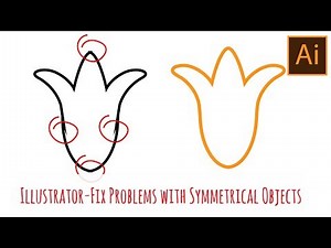 Illustrator - Fixing Uneven Symmetrical Compound Paths