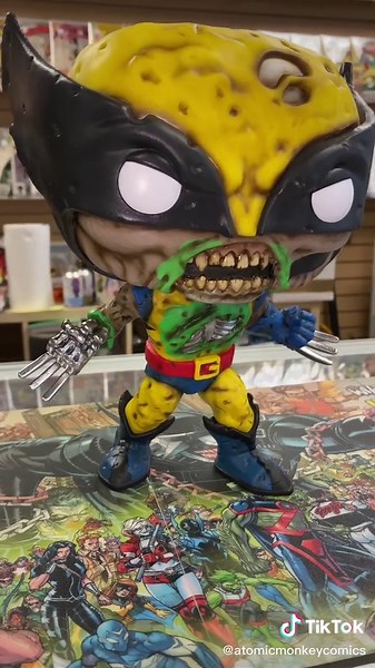 Amazing Marvel Zombies Funko Pop Custom Alloy Thunder Toy