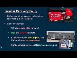 Disaster Recovery Policies