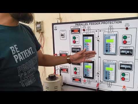 Parallel feeder protection in laboratory