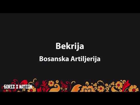 Bekrija - Bosanska Artiljerija [Lyrics & English / Turkish Translation]