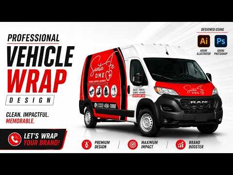 Professional Vehicle Wrap Design | Print-Ready Vehicle Graphics | Car Wraps