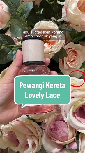 Pewangi Kereta Lovely Lace: Bau Harum Tanpa USB