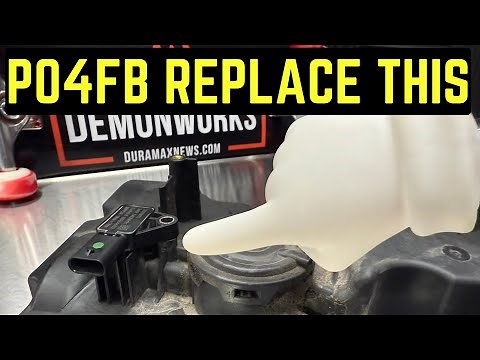 P04FB Crankcase Pressure Sensor - 3.0 Duramax Diesel