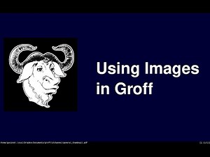 Import Images In Groff