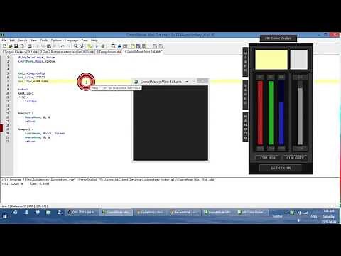 AutoHotkey Mini Tut #15 - CoordMode