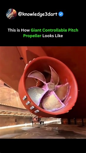 This is How Giant Controllable Pitch Propeller Looks Like