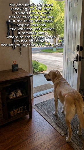 The Dog Tried to Sneak Out the Door! FLYSPEAR Wireless Dog Barrier Collar Test