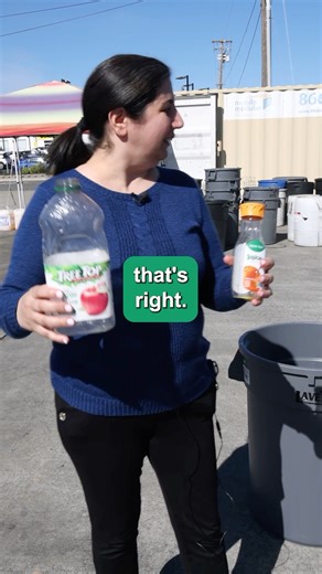 Did you know juice bottles of any size are now part of the CRV program? It's true. Learn more about which beverage containers qualify for the CRV program: RecycleCRV.com. | CalRecycle