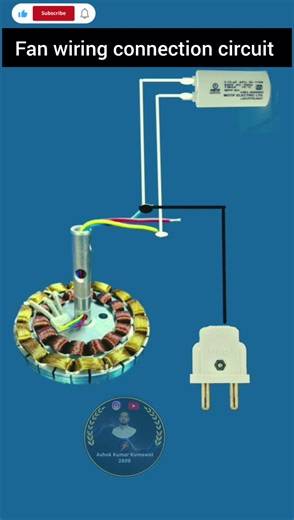 Fan Wiring Connection #electrician #electronic