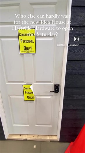 1K views · 20 reactions | ✋Raise your hand if you’ve tried getting a peek behind the curtain of our new Idea House? The wait is almost over! Come and be one of the first to see the New Idea House inside Hartville Hardware this Saturday! - - - #hartvillehardware #ohio #hardwarestore #ideahouse #newconstruction #openhouse #newdisplay #hartvilleohio #hartville #oneofakind | Hartville Hardware | Facebook