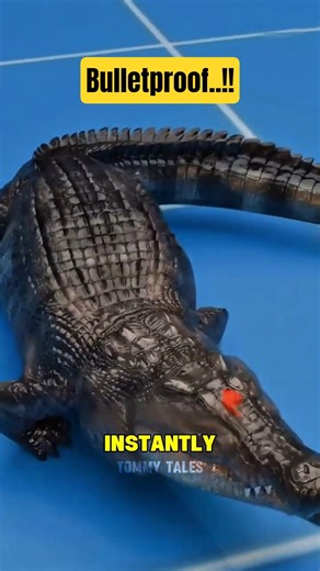 Can a Crocodile’s Skull Stop a Bullet? 🤯