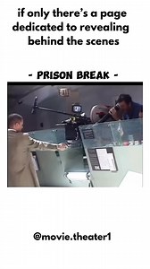 Behind the scenes of Prison break #foryou #fyp #instagood #BTS #viral #reels #prisonbreak | Movie.theater1