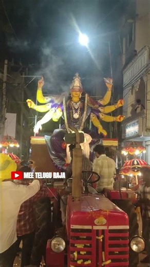 ✨ Durga Mata Hyderabad Darshan | Divine Vibes ✨ #festivalvibes #villagelife #shortsviral