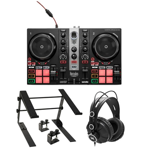 Hercules DJ Control Inpulse 200 MK2 2-Channel DJ Controller w/Stand Bu