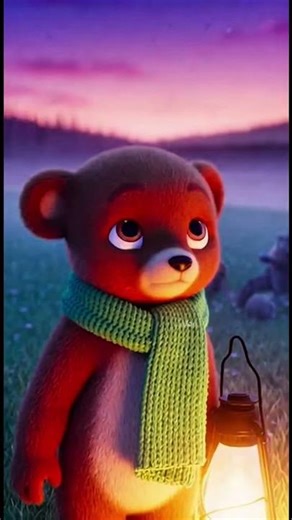 Oliver the Little Bear and the Hidden Moonlight 🌙✨ | Heartwarming Kids Story